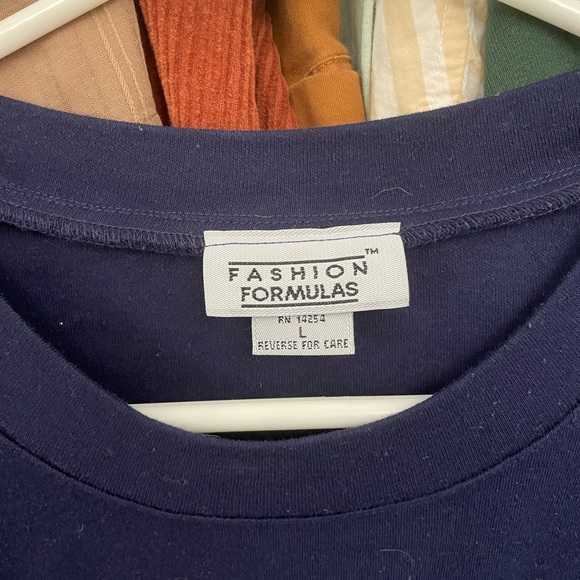 fashion formulas color block sweater | size: L - Picture 2 of 2